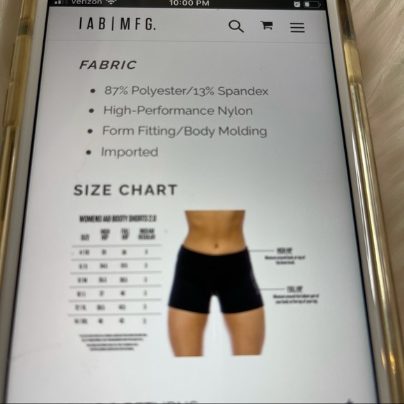 IAB MFG 3 inch No-ride athletic booty shorts XS - Picture 9 of 10